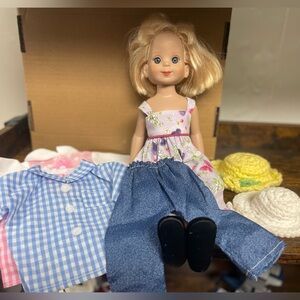 Vintage Betsy McCall by Robert Tonner Doll with Multiple Doll Outfits Bundle